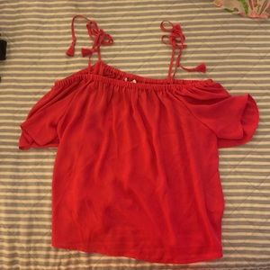 Jcrew blouse with tassel ties -NWT